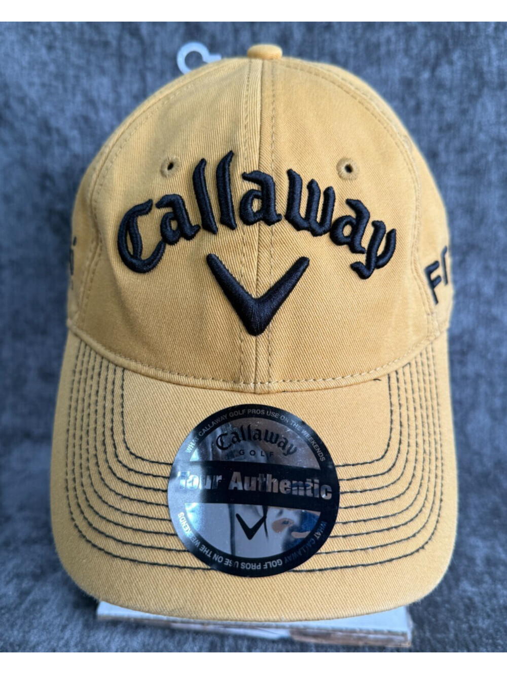 Callaway Tour Authentic Odyssey Golf Hat Yellow Tour i Series FT Fusion Technolo